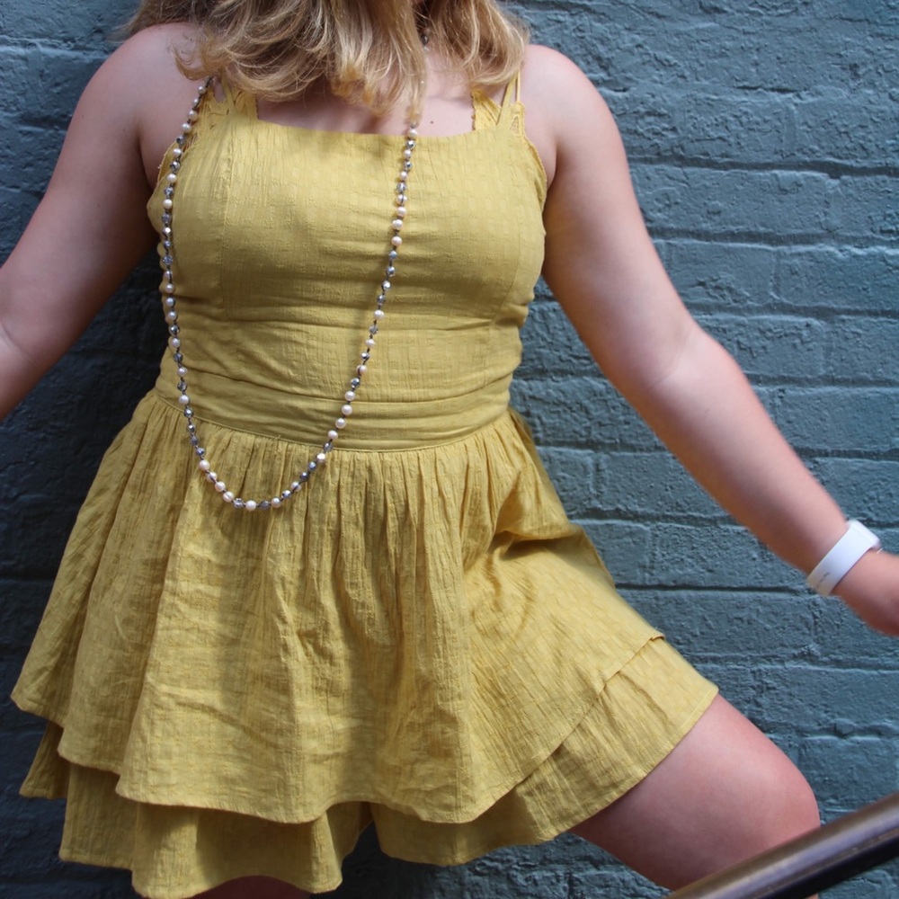 Yellow romper